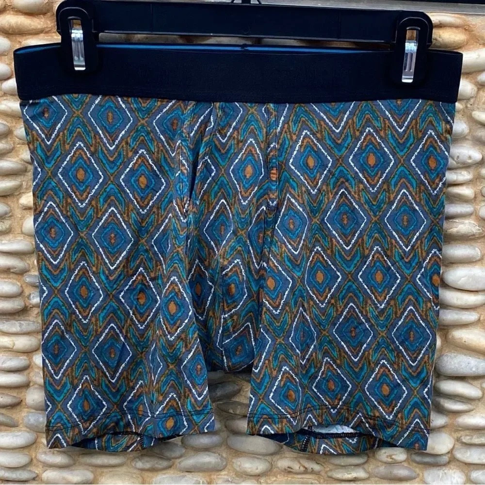 NWOT New Stance Butter Blend Boxer Brief Shorts Green/Orange Takawitz Small
